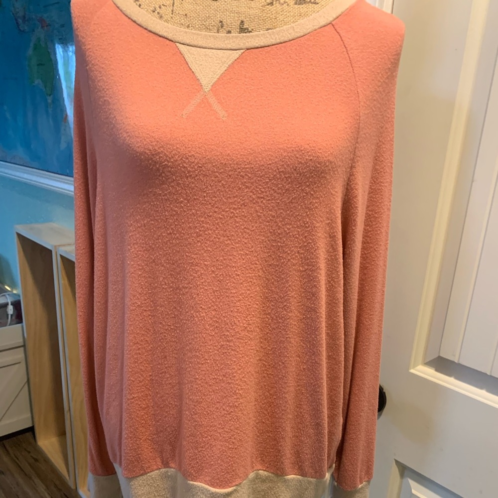 Adeptness long sleeve knit top